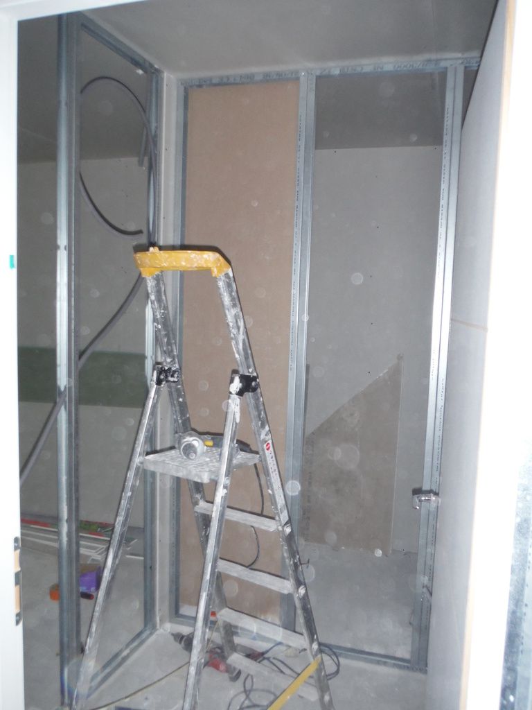 Suite des travaux: pose du placo!