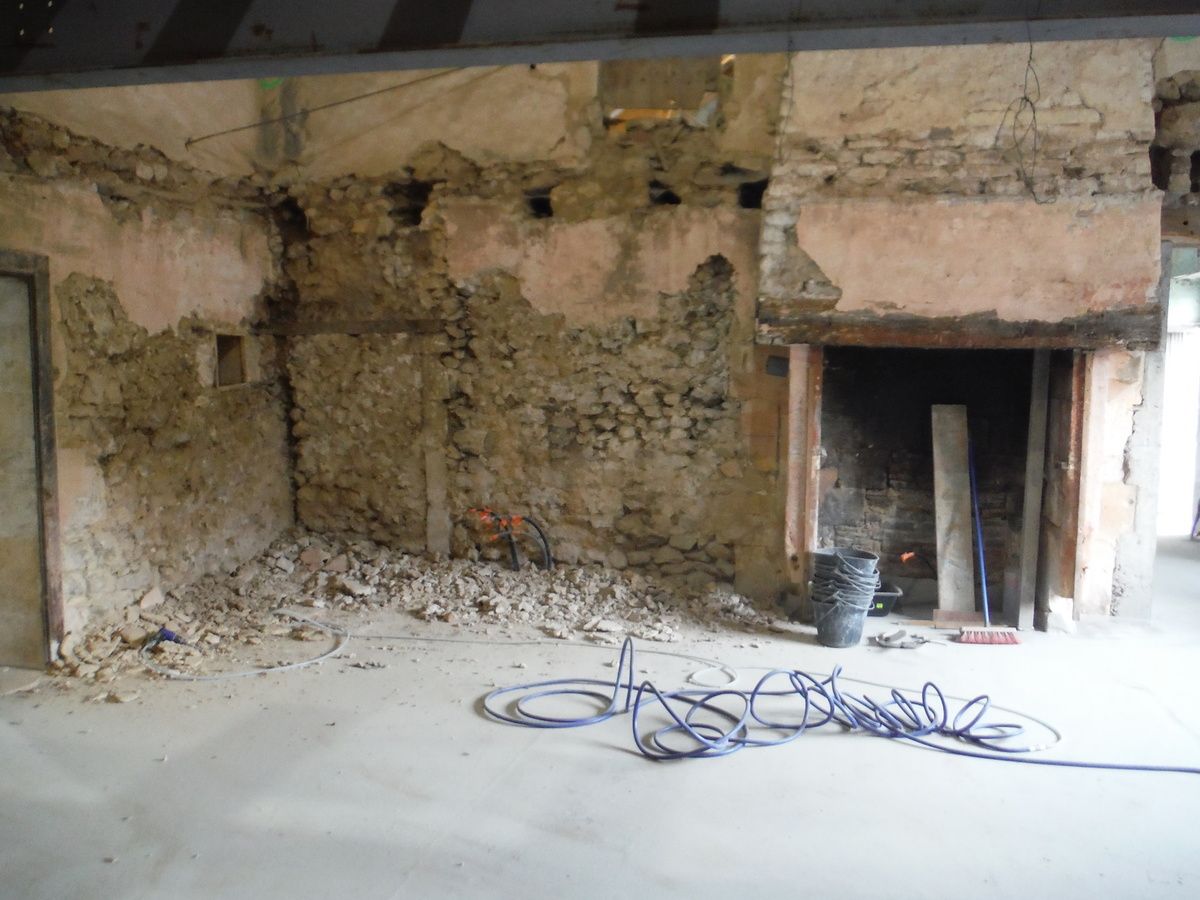 Piquetage des murs!