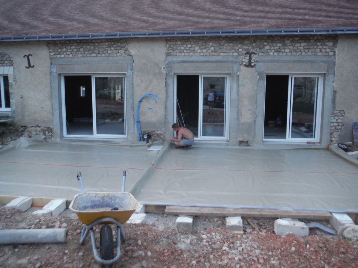 On va couler la terrasse! =)