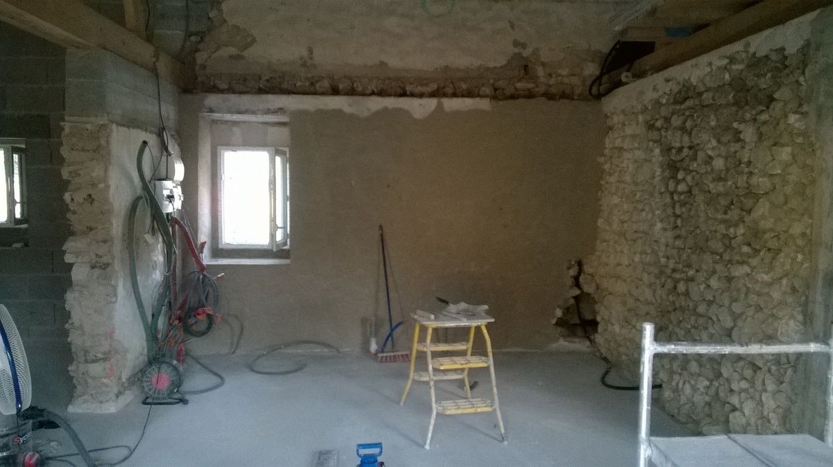 Pendant les vacances... Les travaux avancent!