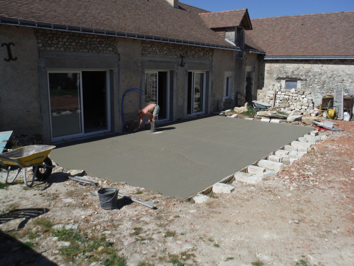 On va couler la terrasse! =)