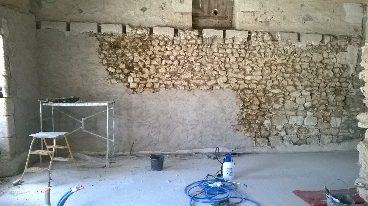 Pendant les vacances... Les travaux avancent!