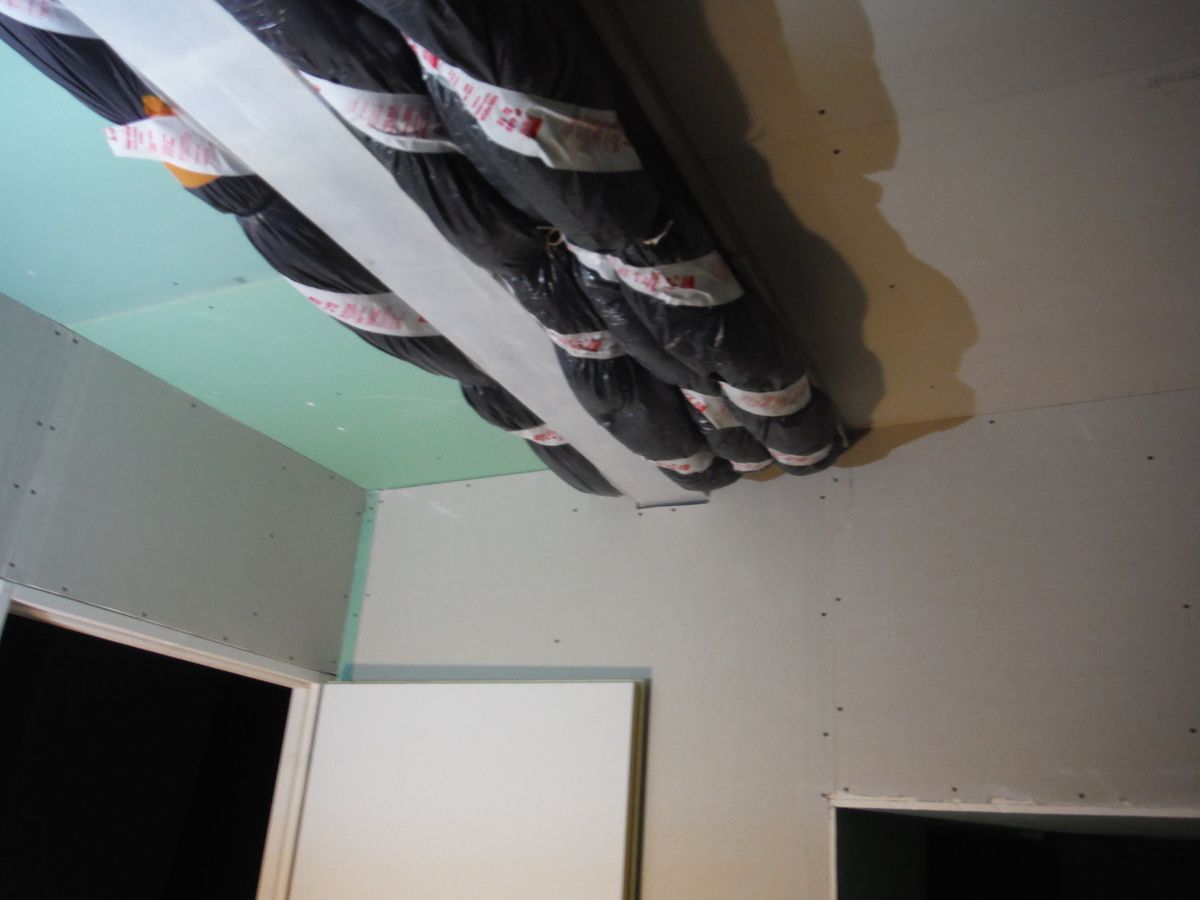 Suite des travaux: pose du placo!