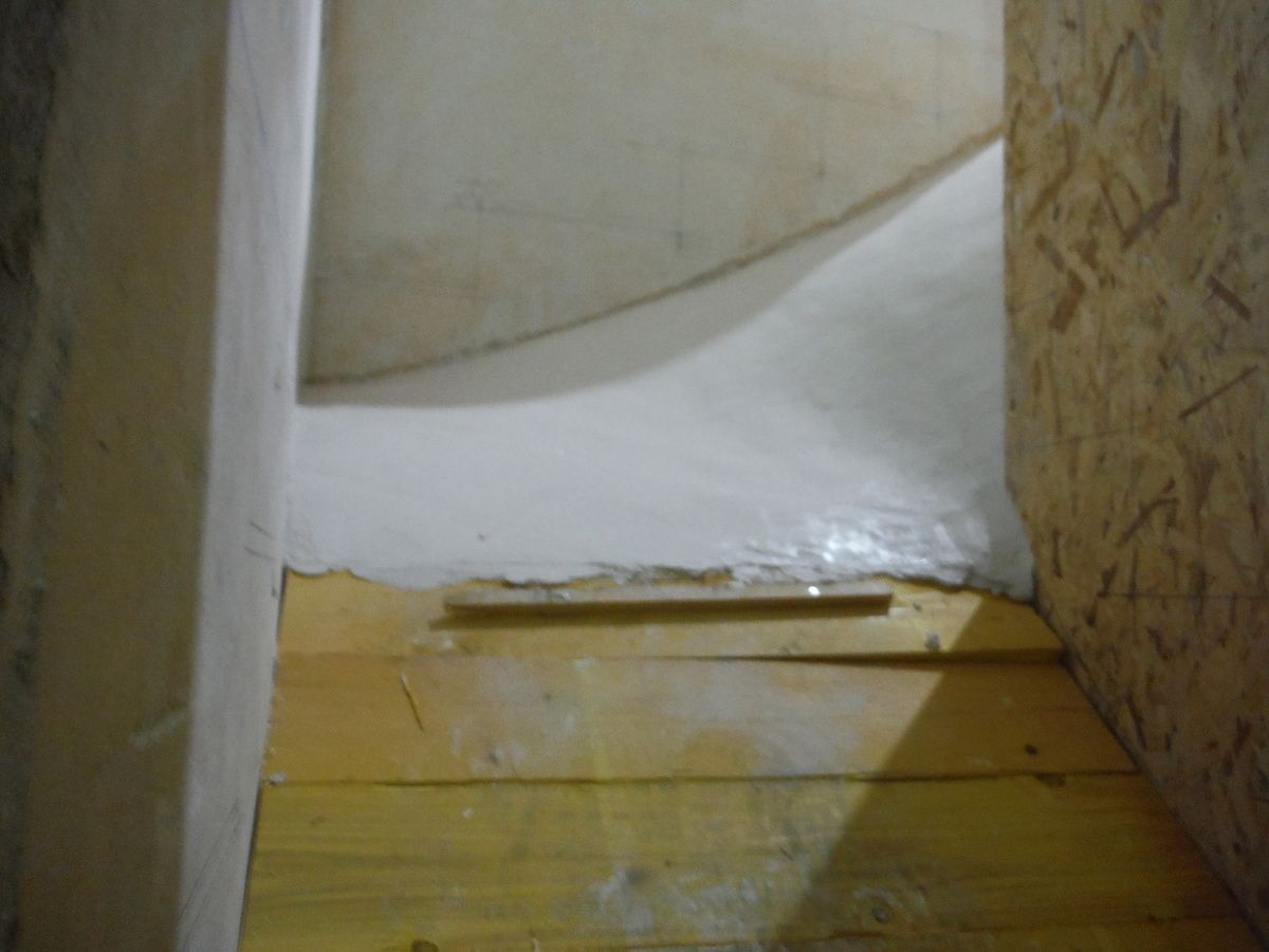 Coffrage de l'escalier!