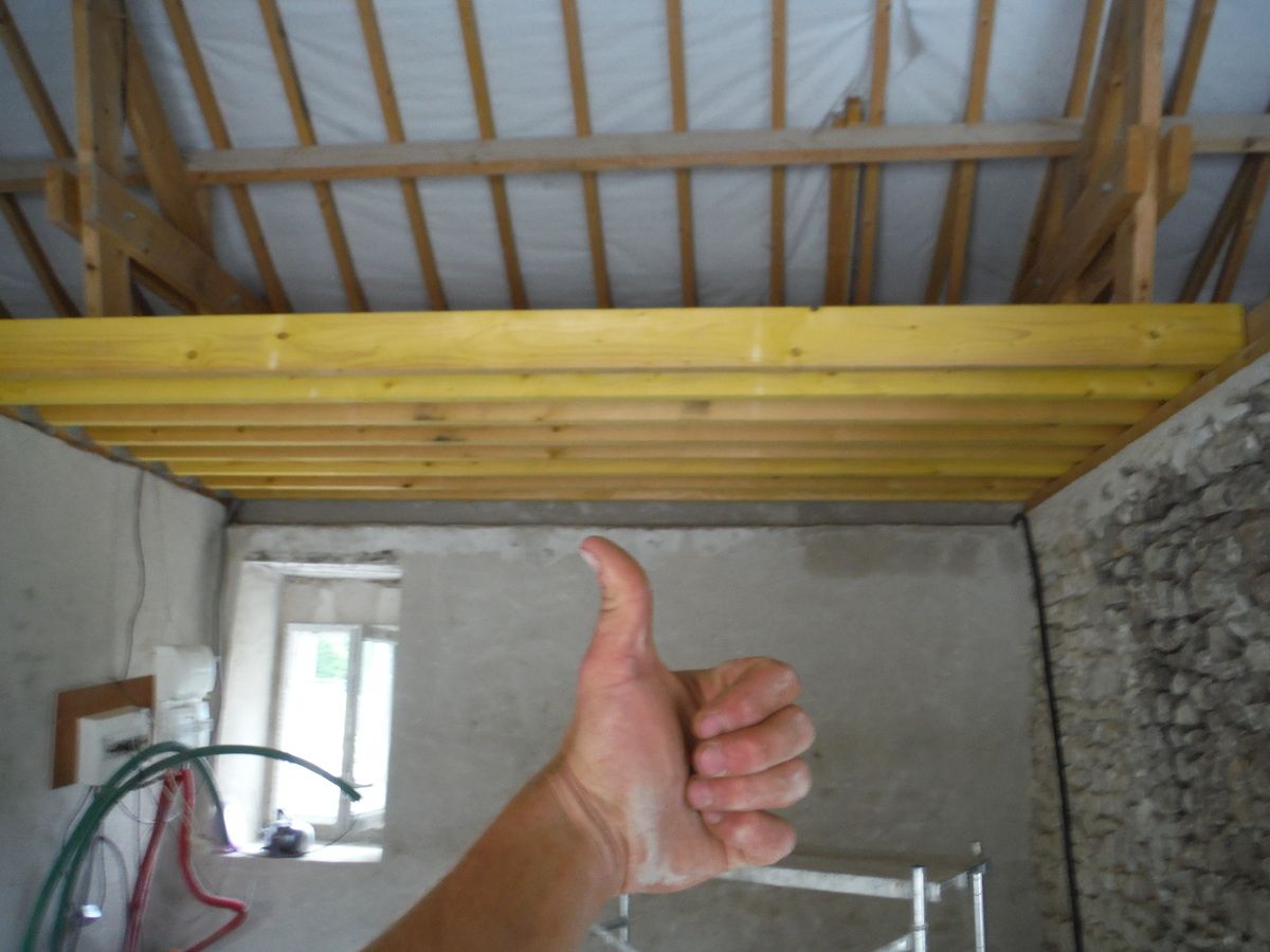 On attaque le plafond/ plancher!! (Comment réaliser un plafond / plancher)