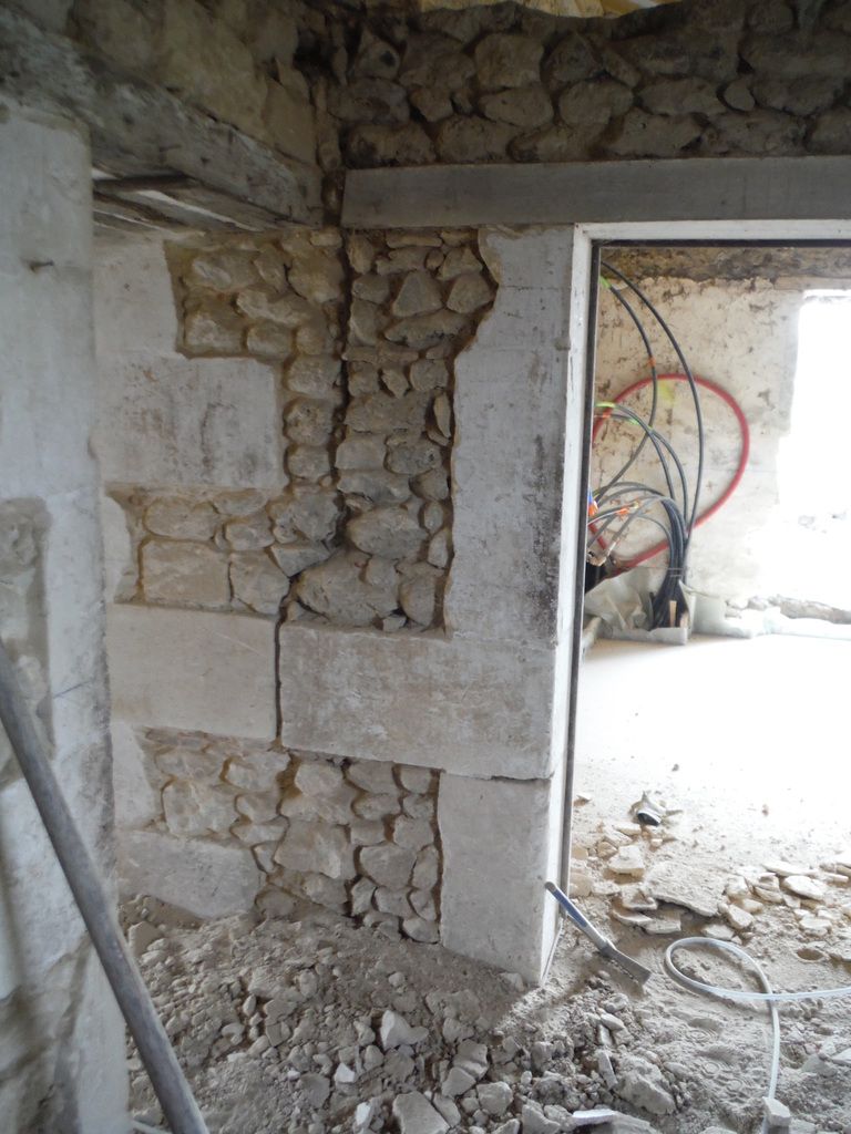 Piquetage des murs (suite)