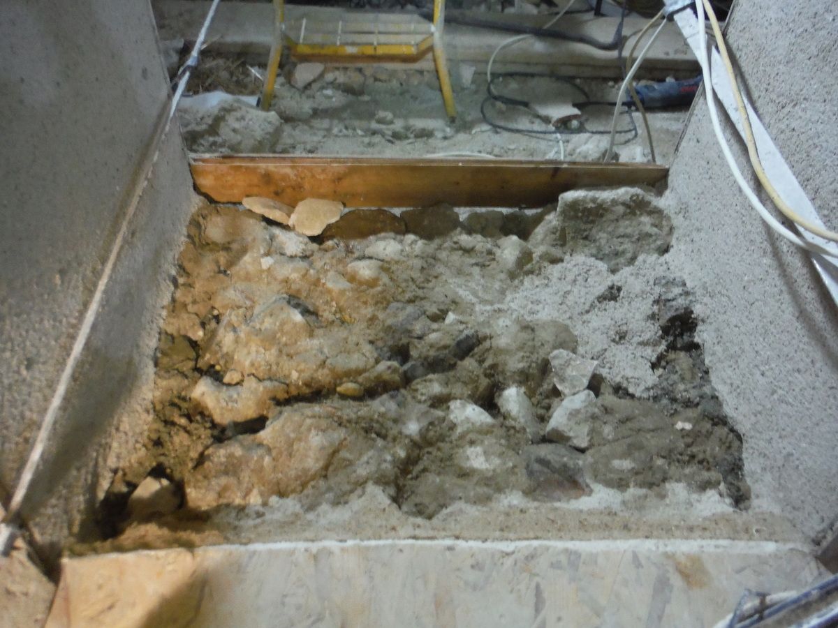 Retour en arrière pour un zoom sur les travaux!