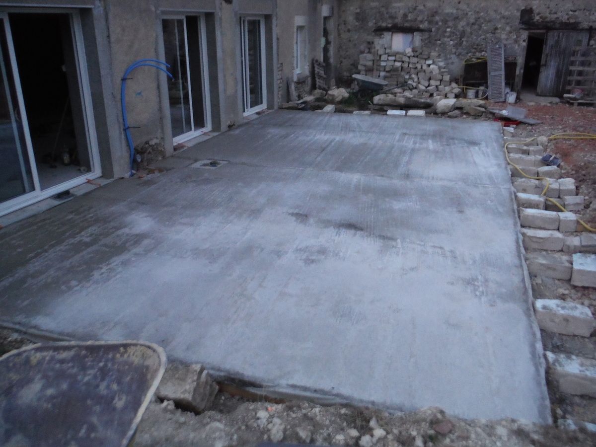 On va couler la terrasse! =)