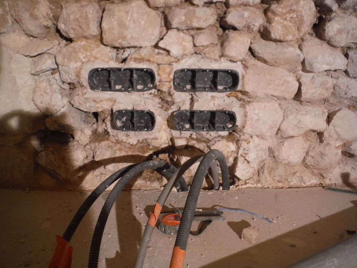 Travail des murs!