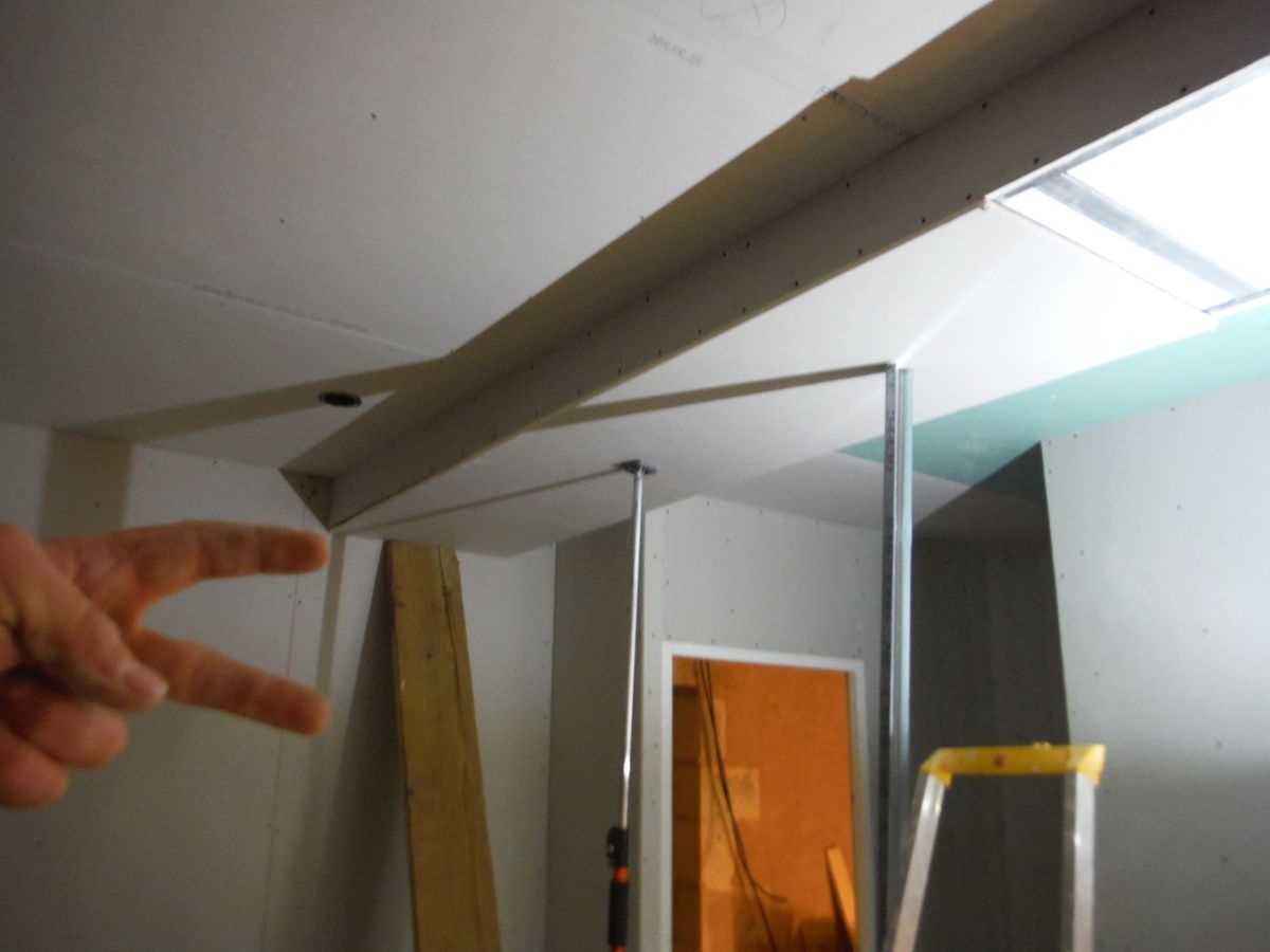 Suite des travaux: pose du placo!