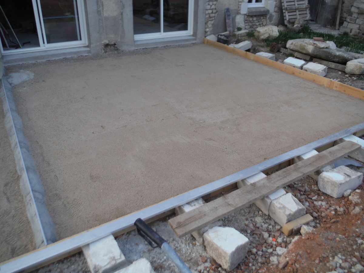 On va couler la terrasse! =)