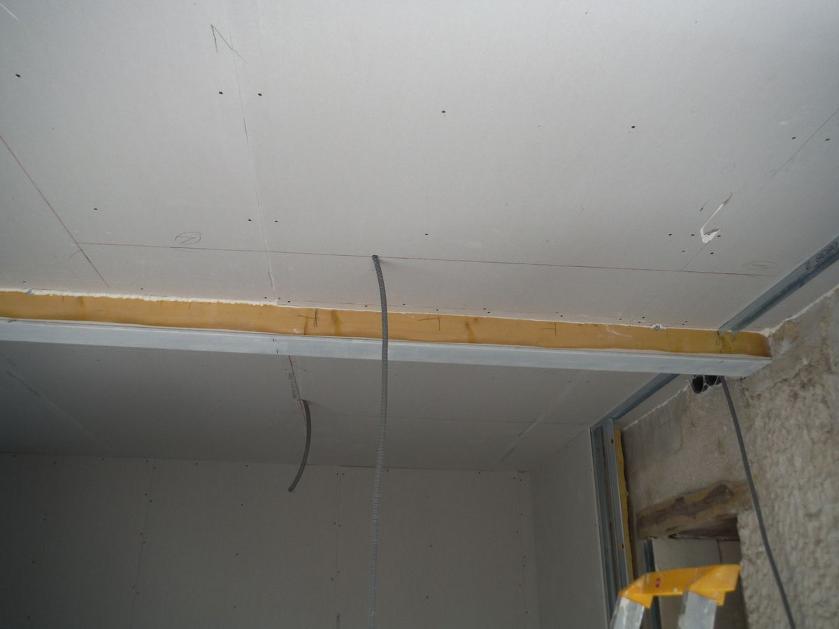 Suite des travaux: pose du placo!