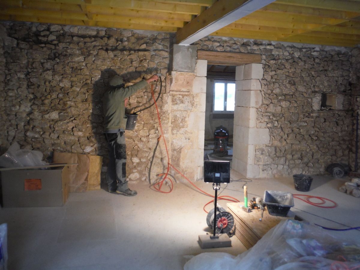 Sablage de pierres pour une seconde vie! 