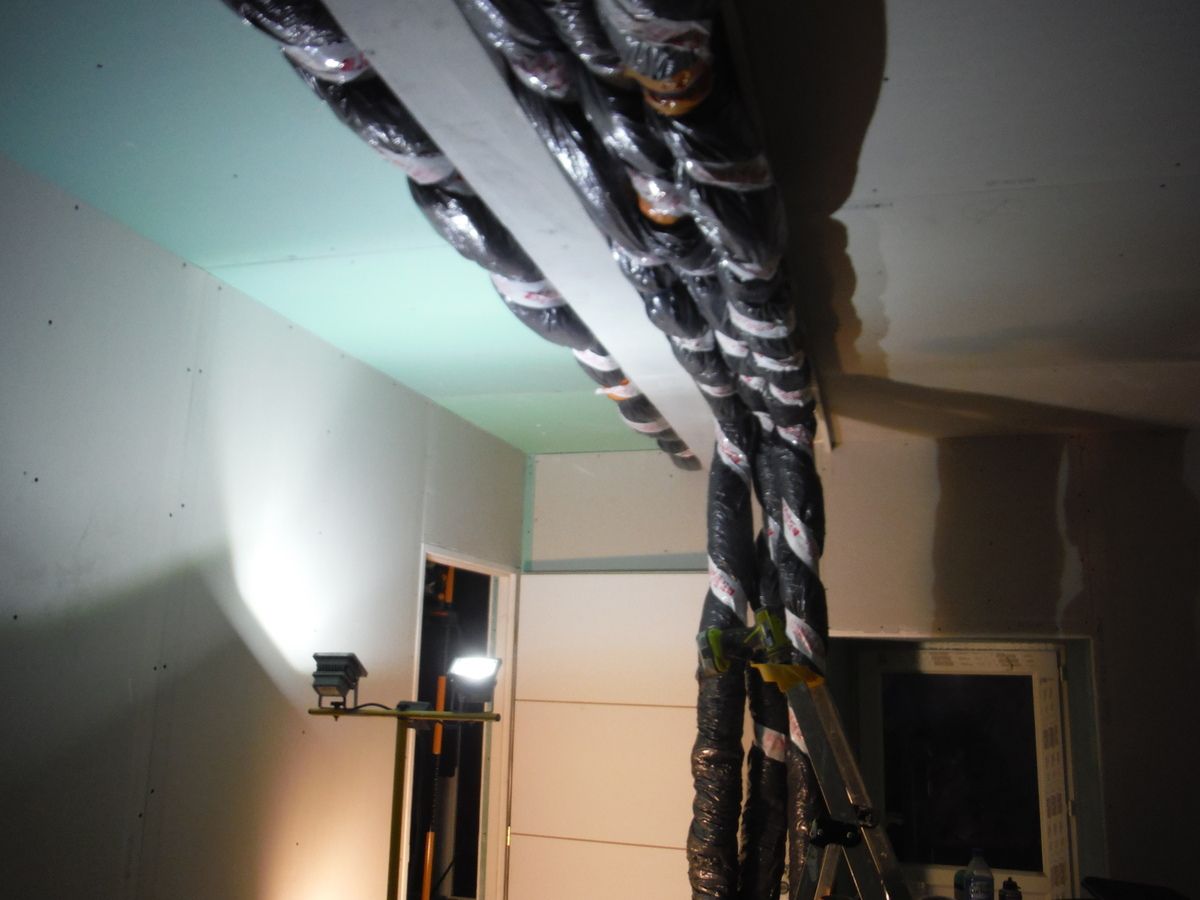 Suite des travaux: pose du placo!