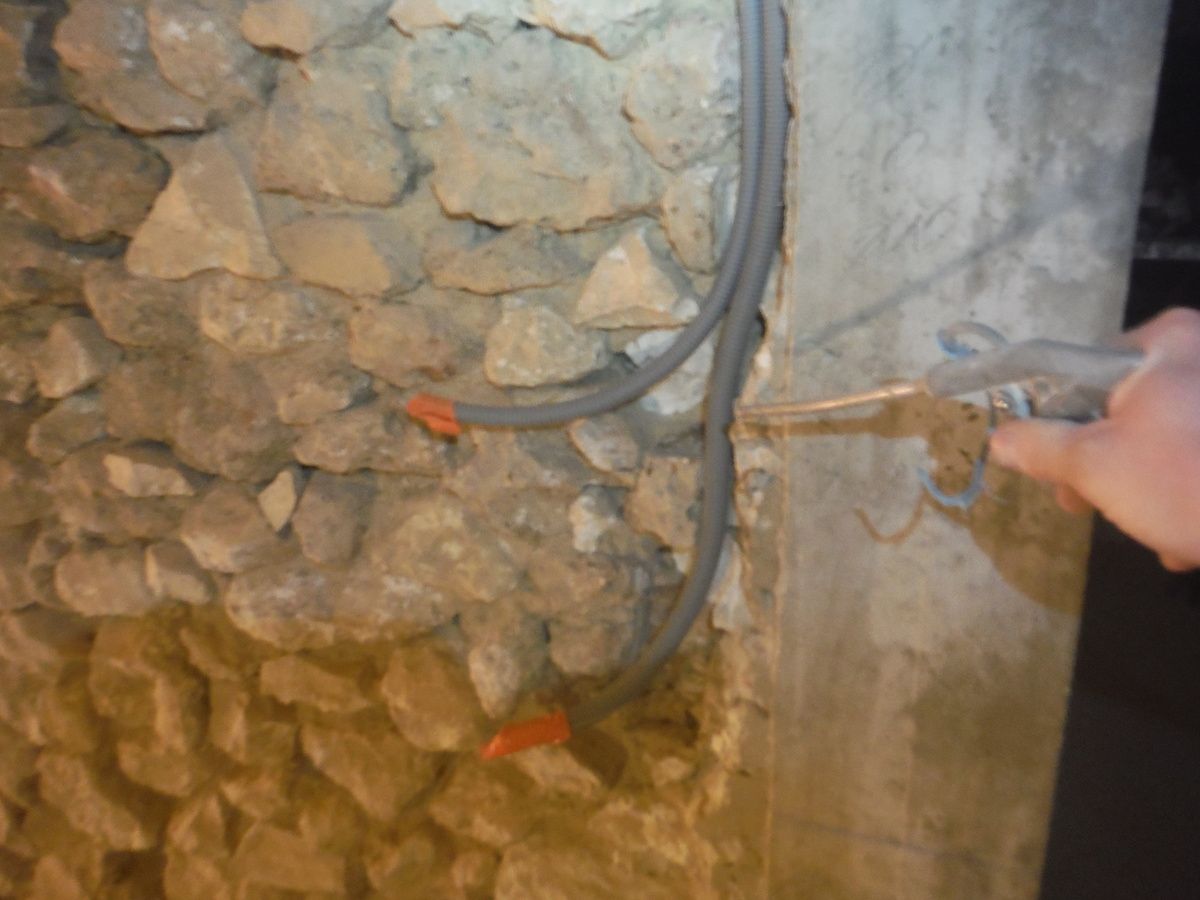Travail des murs!