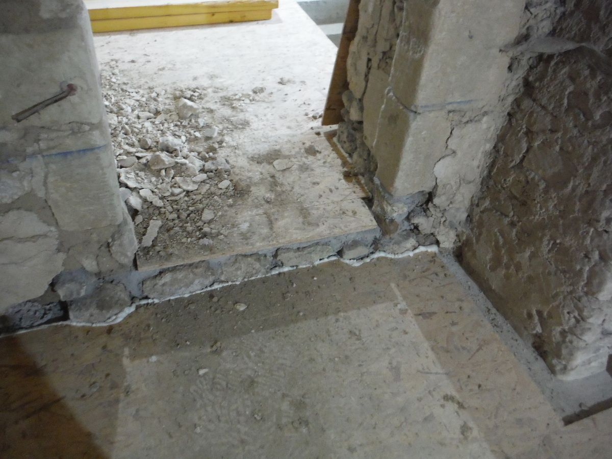 Travail des murs!