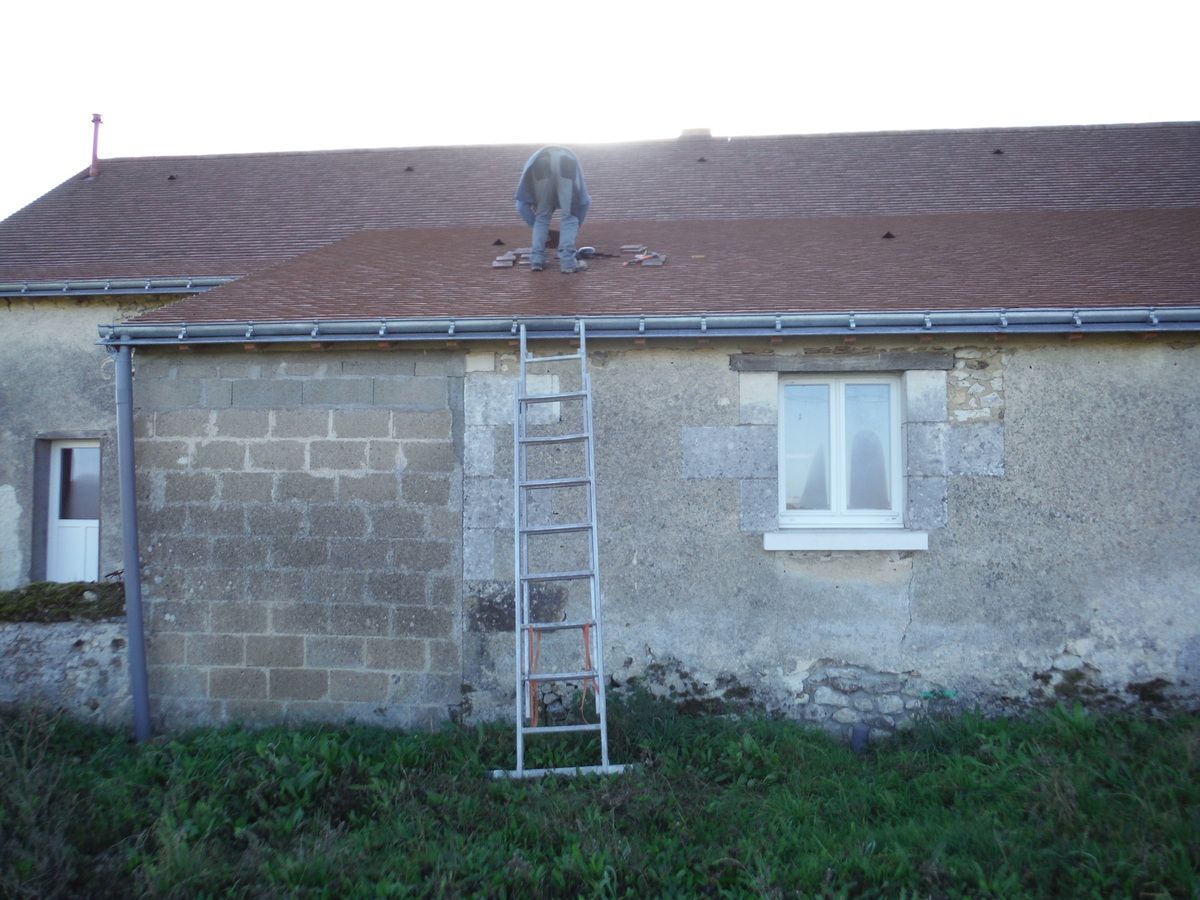 Poser les ventilations de toit (WC)