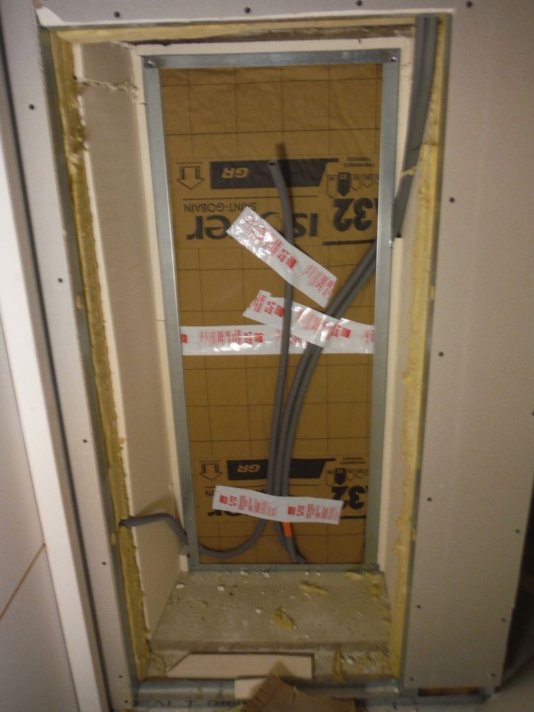 Dernière partie du rez de chaussée : rail et placo !