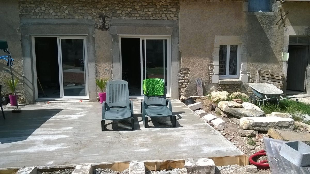 On va couler la terrasse! =)