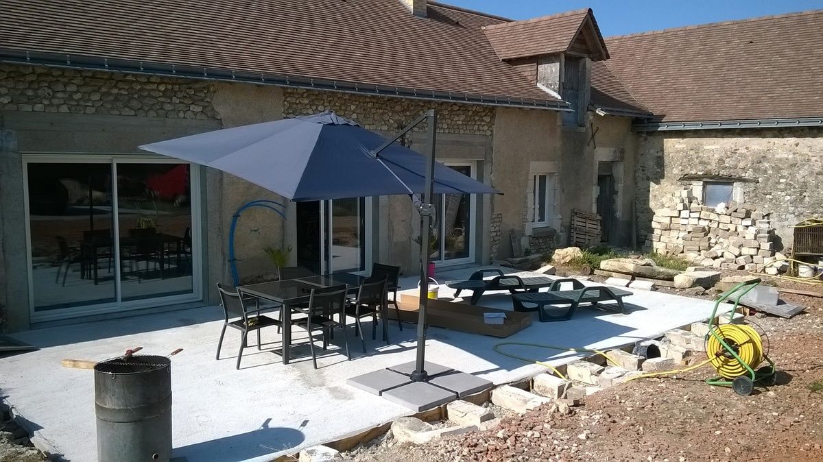 On va couler la terrasse! =)