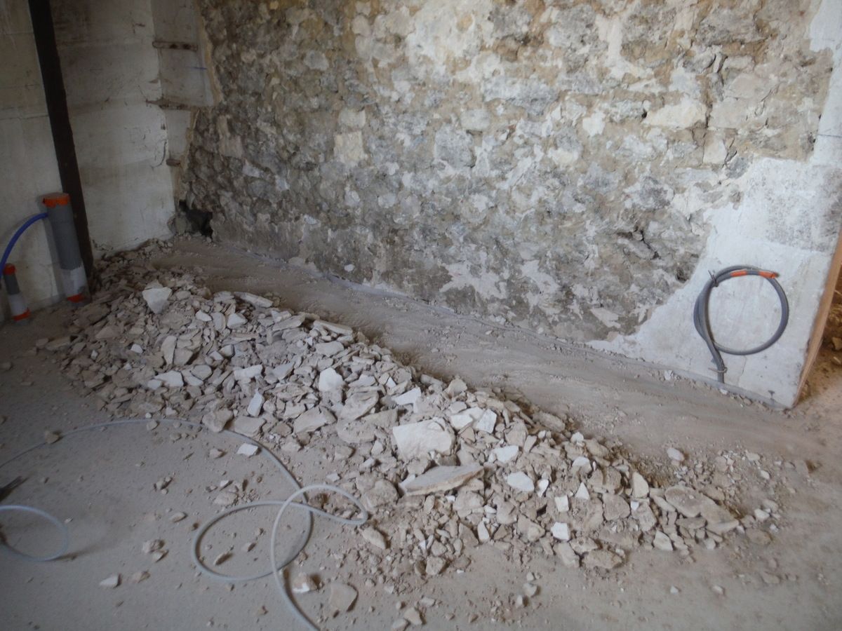Piquetage des murs!