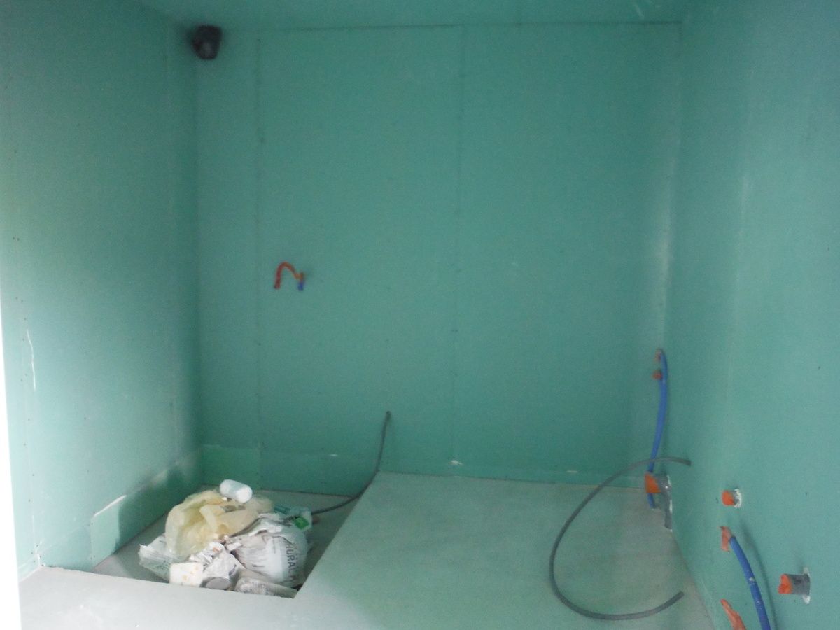 Suite des travaux: pose du placo!