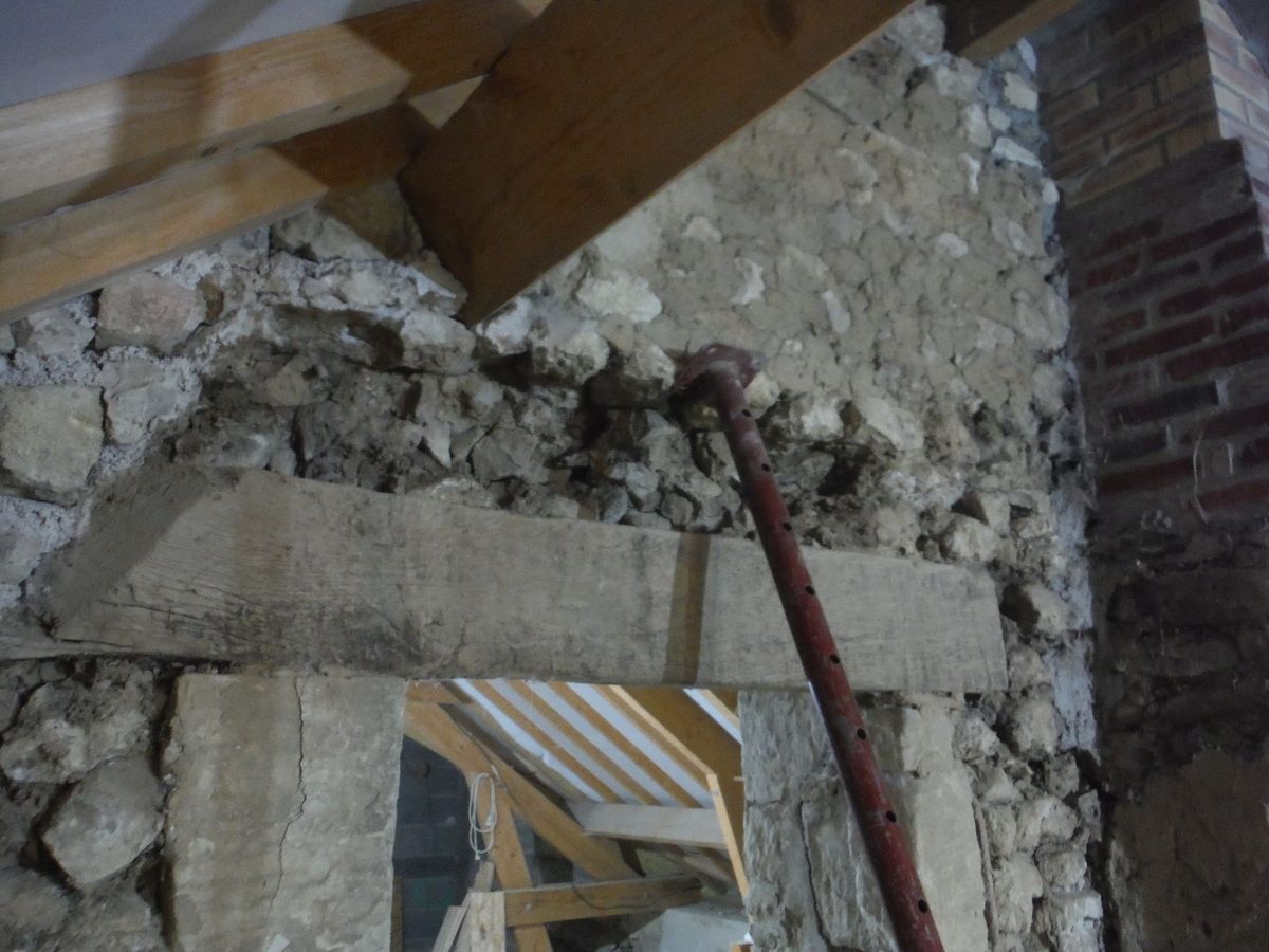 Réhausser le linteau d'une porte!