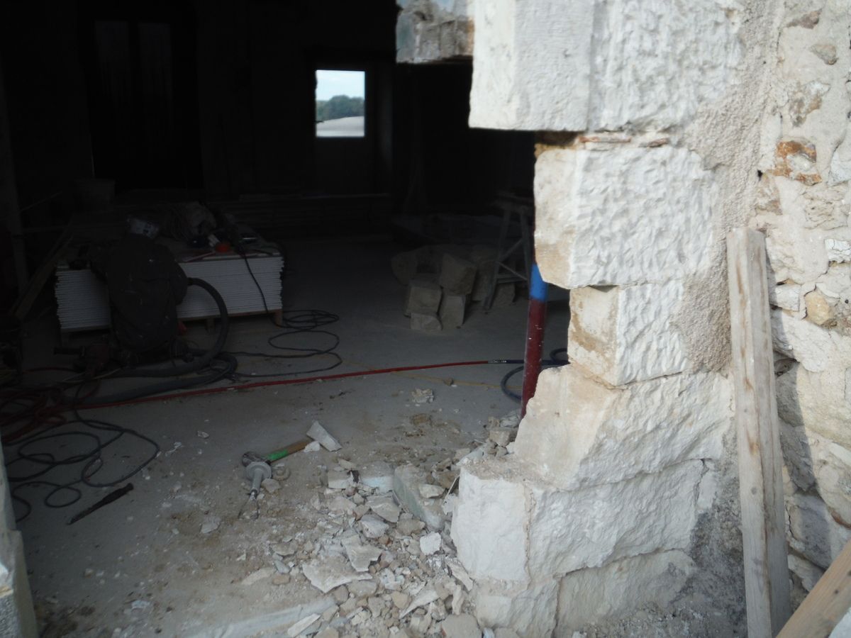 Retour en arrière pour un zoom sur les travaux!