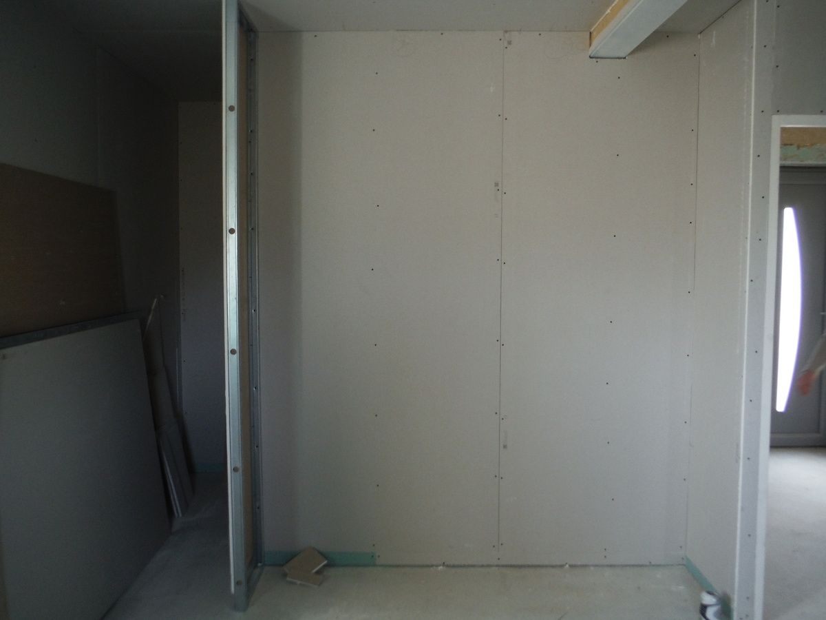 Suite des travaux: pose du placo!