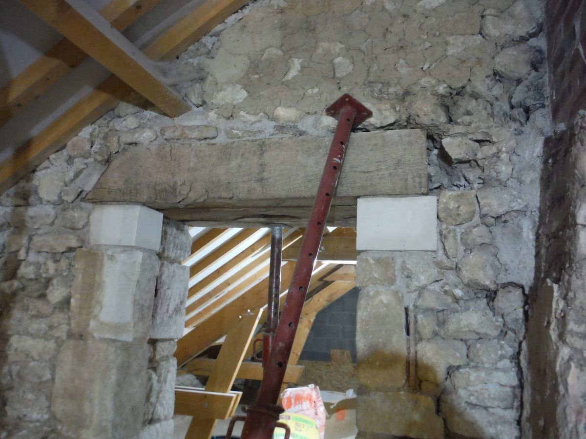Réhausser le linteau d'une porte!