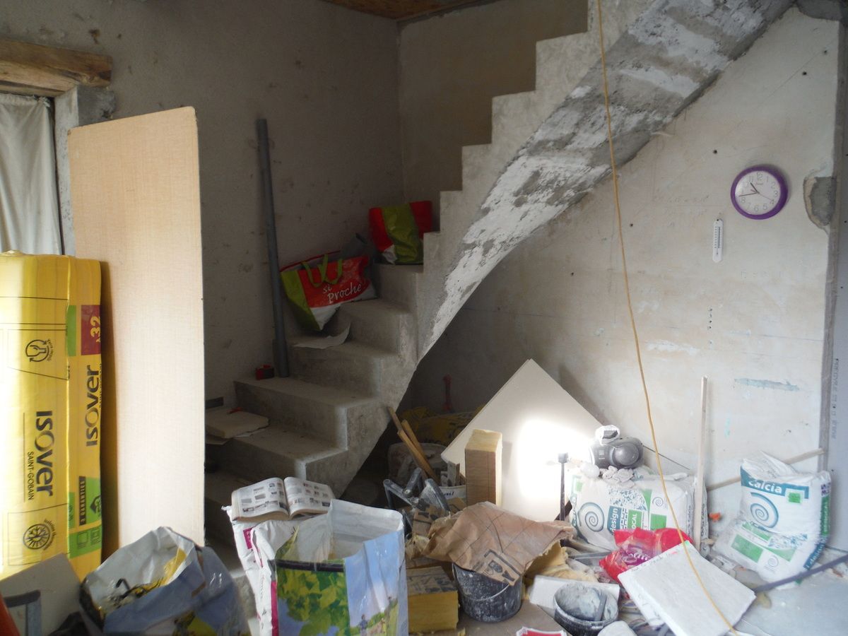 Suite des travaux: pose du placo!