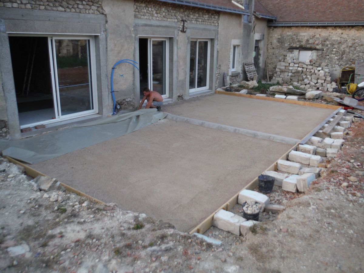 On va couler la terrasse! =)