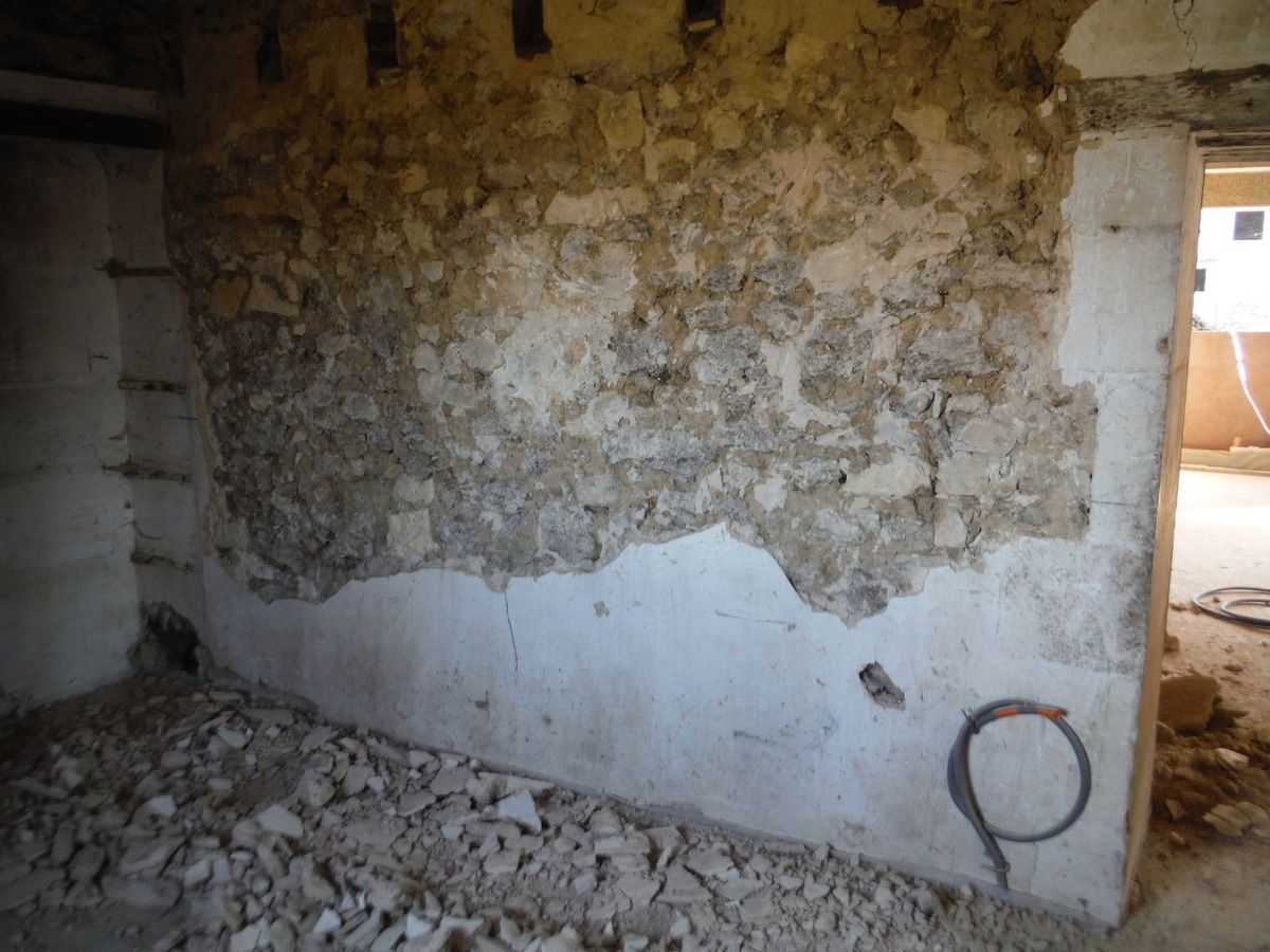 Piquetage des murs!