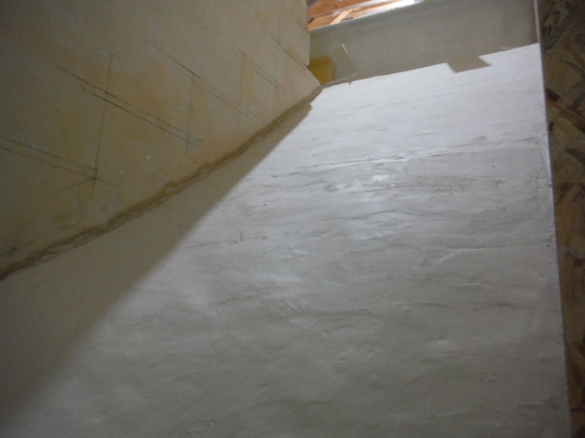 Coffrage de l'escalier!