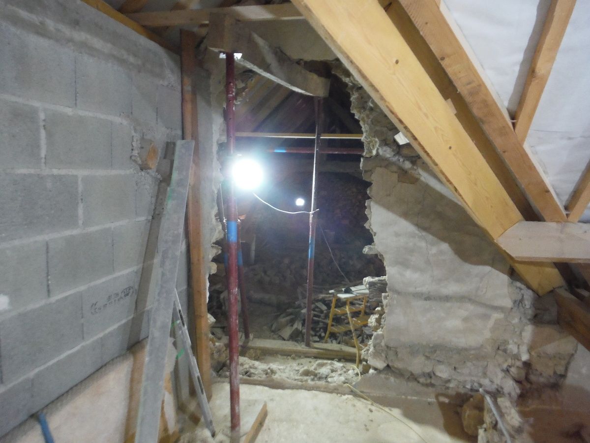 Retour en arrière pour un zoom sur les travaux!